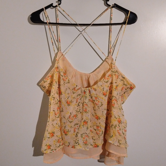 Wet Seal Spaghetti Floral Top - Picture 6 of 10